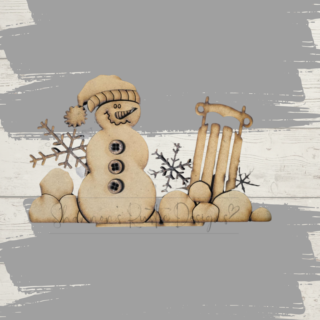 Snowman Lantern Votive Insert