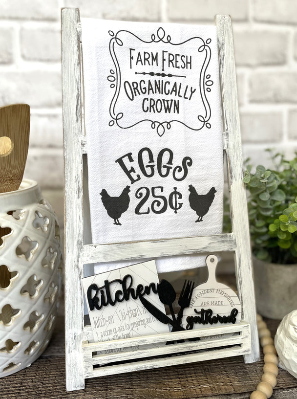 Interchangeable Tea Towel Stand