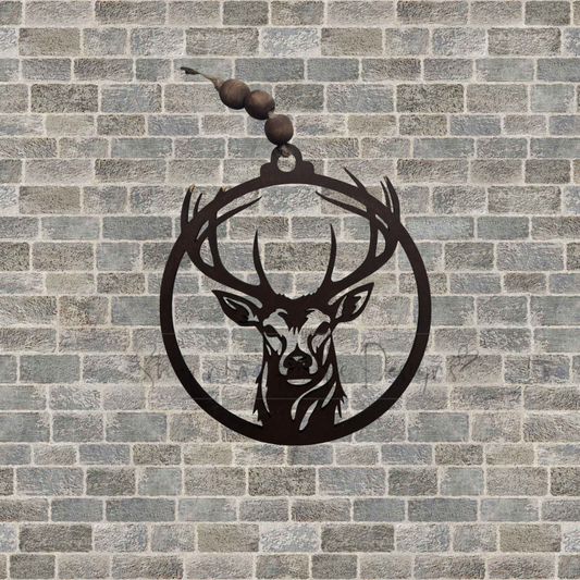 Deer Face Ornament
