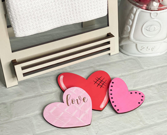 Valentine's Day Tea Towel Stand Insert