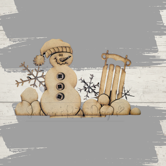 Snowman Lantern Votive Insert